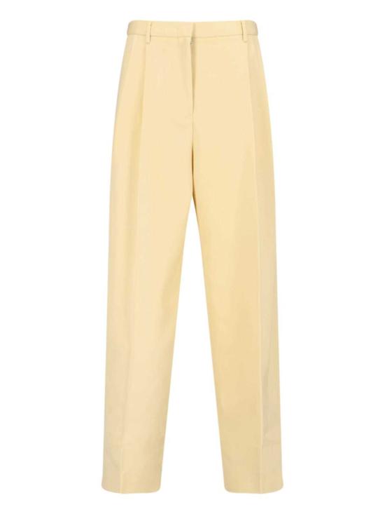  질샌더 스트레이트 팬츠 질 샌더 와이드 팬츠 옐로우