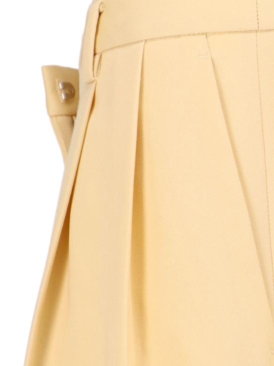  질샌더 스트레이트 팬츠 질 샌더 와이드 팬츠 옐로우 - JIL SANDER