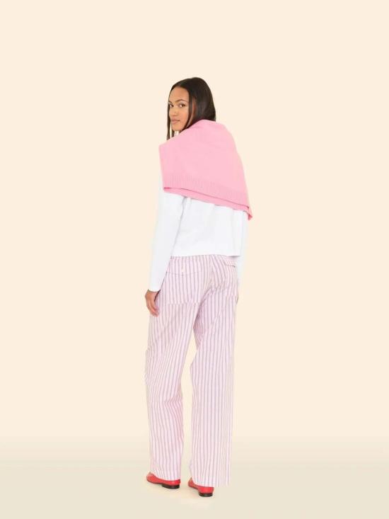  시레나 스트레이트 팬츠 Xirena Brinna 팬츠 블러쉬 체리 스트라이프 - XIRENA