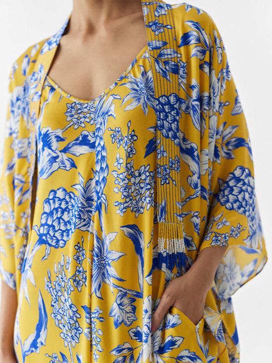  IKKIVI 점프수트 이키비 파인애플  & 케이프 세트 (노란색) - OTHER BRANDS