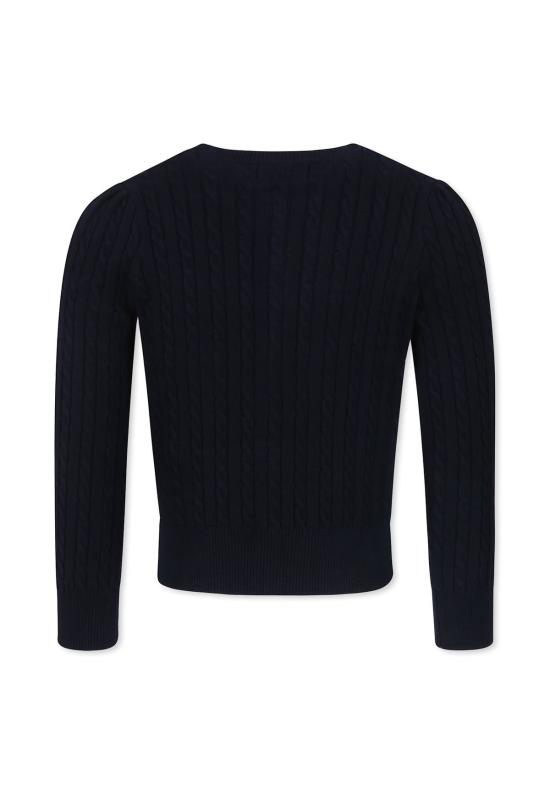  [키즈] 랄프 로렌 풀오버 아동용 말 그림 카디건 (블루) - RALPH LAUREN