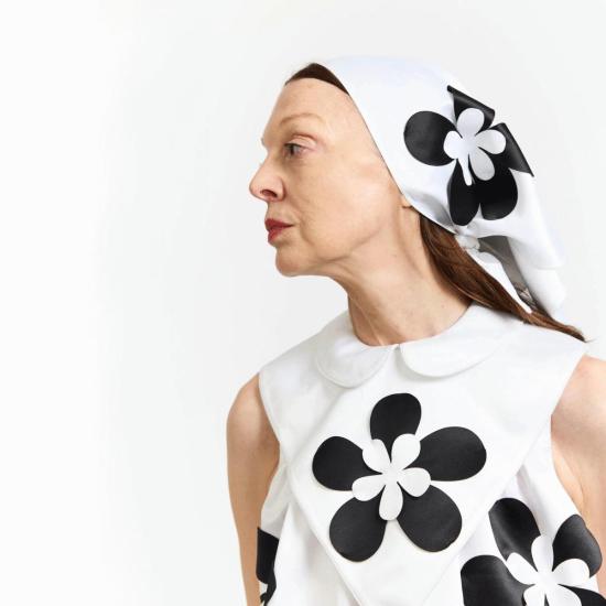  BATSHEVA 머플러/스카프 바체바 플라워 스카프 화이트 - OTHER BRANDS