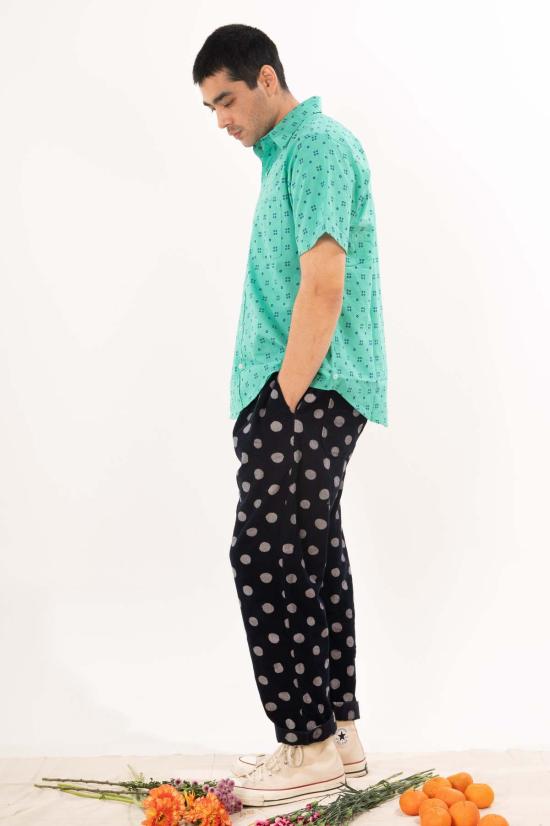  DUSHYANT. 반팔 셔츠 Dushyant. 포크 반소매 - DUSHYANT