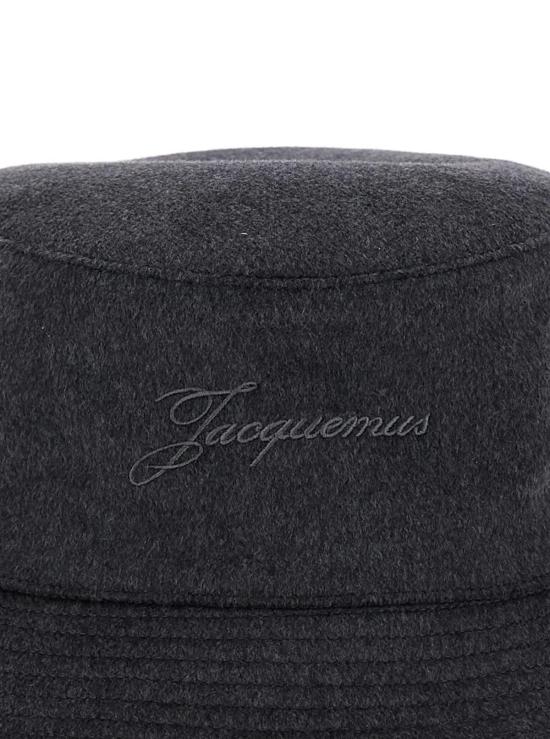  자크뮈스 모자 르 밥 카체미로 버킷햇 그레이 - JACQUEMUS
