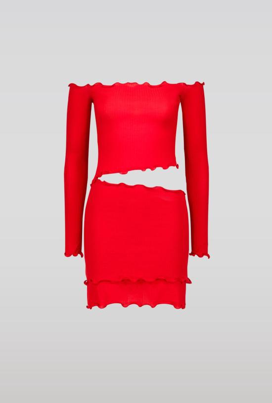  샘디 숏 원피스 사엠디 컬드 미니 드레스