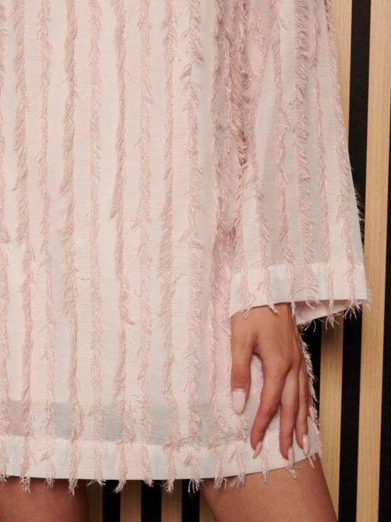  Gospell 숏 원피스 고스펠 제타 텍스처드 미니 드레스 베이비 핑크 - OTHER BRANDS