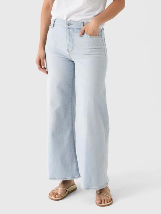  프레임 데님 팬츠 르 팔라초 크롭 진 플로트 - FRAME