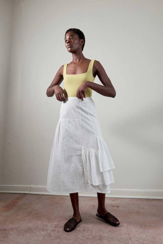  마리아 스탠리 바디수트 티셔츠 보디수트 2.0 시트론