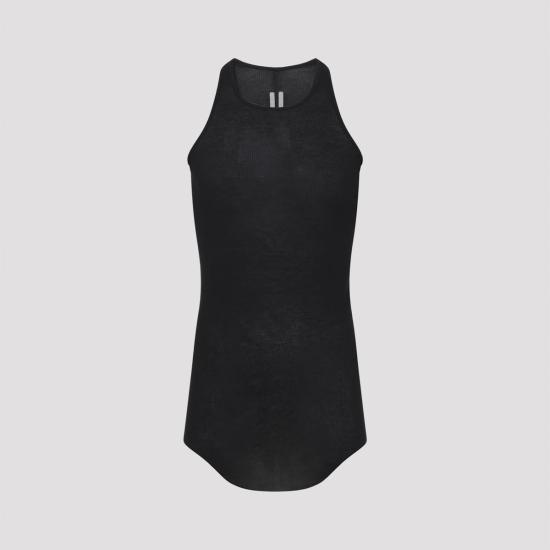  릭 오웬스 민소매 티셔츠 베이직 립 탱크탑 블랙 - RICK OWENS