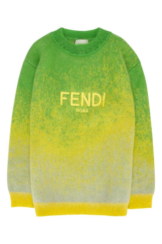  [키즈] 펜디 풀오버 키즈 Fendi Maglia 스웨터 Giallofluomulticol