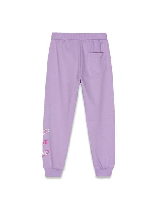  [키즈] 베르사체 트레이닝/조거 팬츠 로고 핀이 달린 아동용 라일락색 트레이닝 - VERSACE