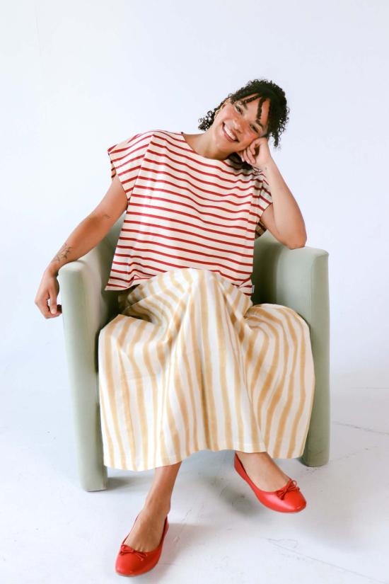  Happy French Gang 롱 스커트 해피 프렌치 갱 틸다