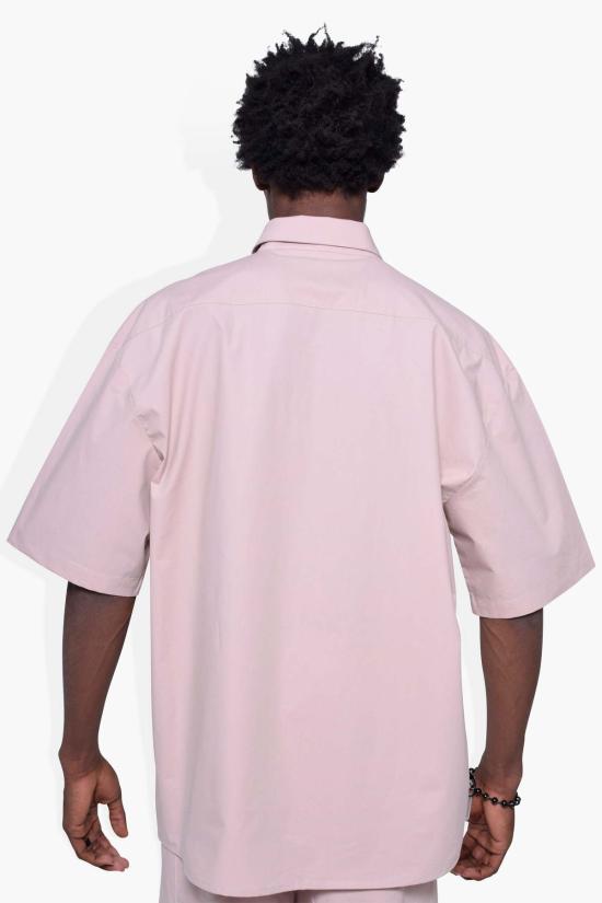  THE CELECT 반팔 셔츠 셀렉트 파운데이션 우븐  더스티 로즈 - OTHER BRANDS