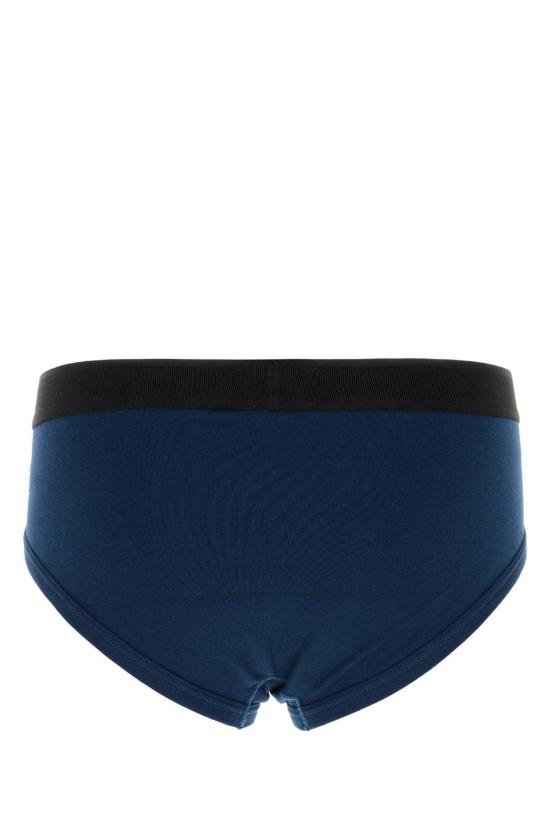  톰포드 팬티 톰 포드 블루 스트레치 코튼 슬립 블루 - TOMFORD