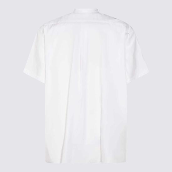  꼼데가르송 반팔 셔츠 Comme Des Garçons 코튼  화이트 - COMME DES GARCONS
