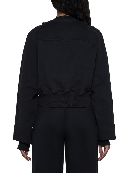  오프화이트 자켓 오프 화이트 펠파 플리스 블랙 화이트 - OFF WHITE