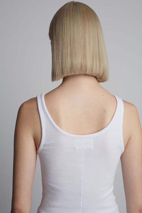  일레븐 식스 민소매 티셔츠 미아 립 탱크 화이트 - ELEVEN SIX