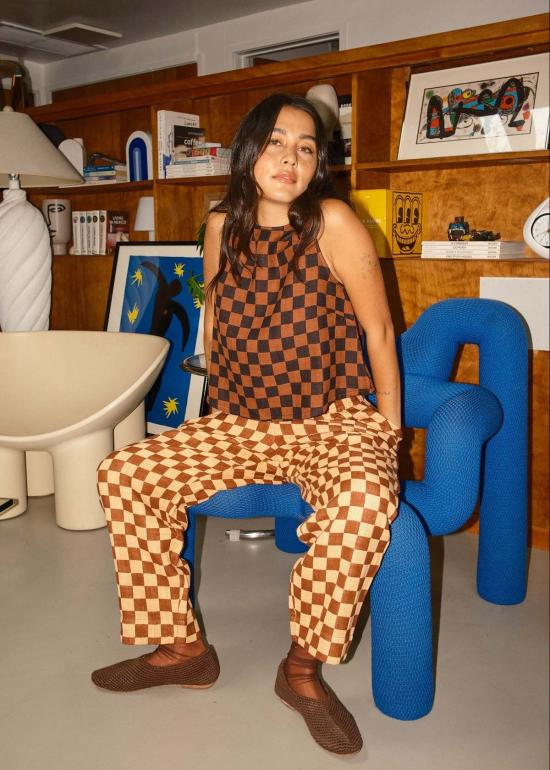  에이스 앤 지그 스트레이트 팬츠 에이스 & 지그 베일리 팬트 라임 - ACE & JIG