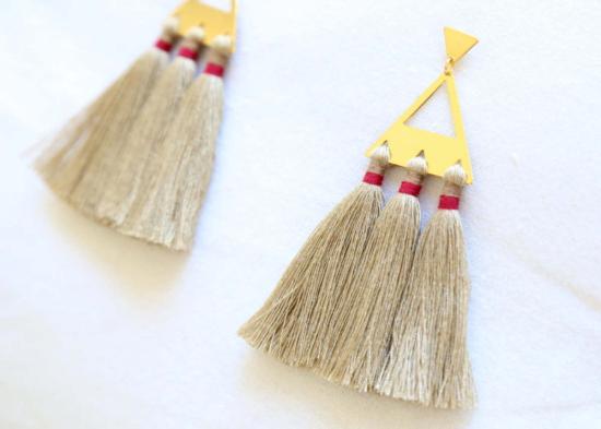  포스테리 이어링 포스터리 트리오 태슬 - FOSTERIE