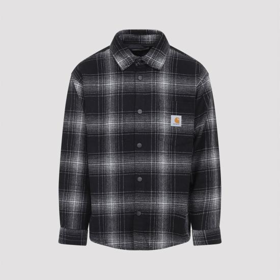 칼하트 긴팔 셔츠 카하트 윕 브레넌  블랙 왁스 - CARHARTT