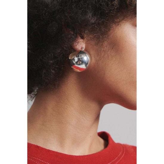  레이첼 코미 이어링 라지 킬 후프  실버 - RACHEL COMEY