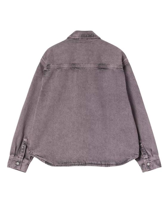  칼하트 자켓 카하트 조지아 셔츠 재킷 호르텐시아 블랙 - CARHARTT