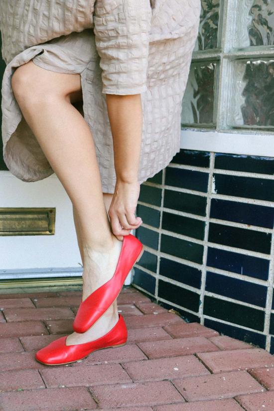  할마네라 플랫 슈즈 페피 플랫 - HALMANERA