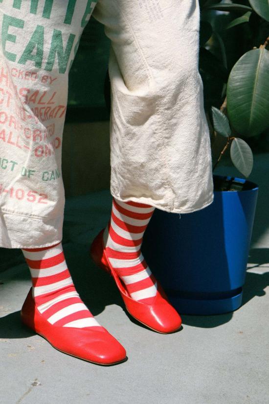  할마네라 플랫 슈즈 페피 플랫 - HALMANERA