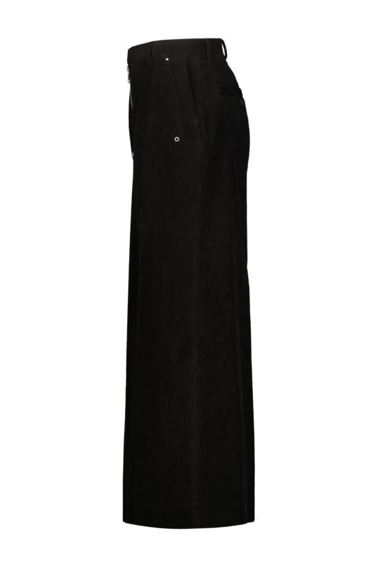  릭 오웬스 스트레이트 팬츠 테일러드 와이드 벨라스 팬츠 블랙 - RICK OWENS