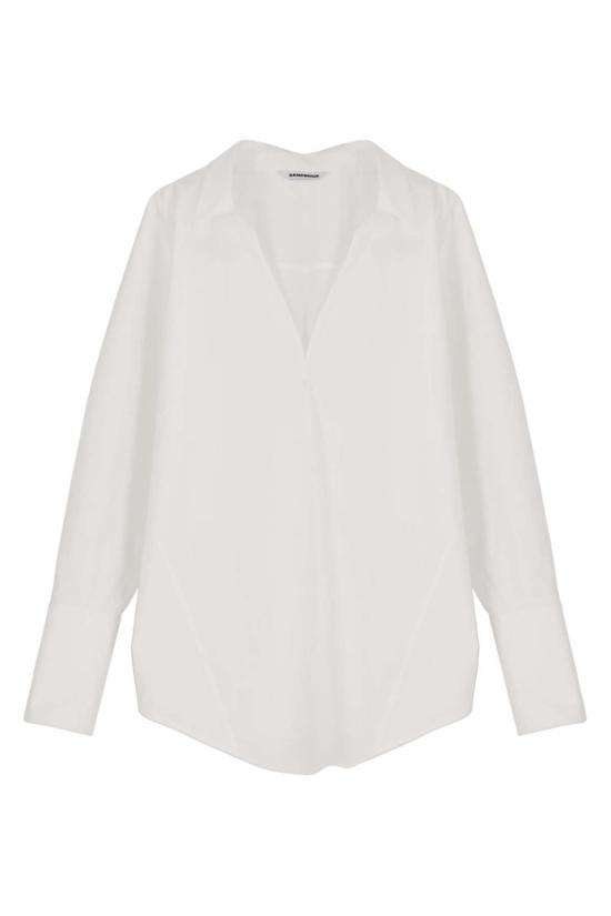  샌드베이지 블라우스 샌드 베이지 닐 - SANDBEIGE