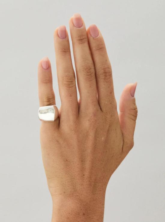  헤르난 헤르데즈 반지 에르난 헤르데즈 청키 웨이브 새끼손가락  (은)