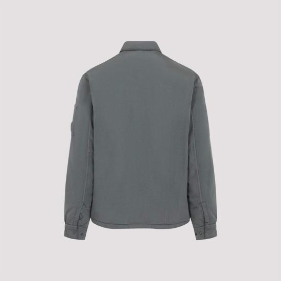  씨피 컴퍼니 자켓 C.P. 컴퍼니 크롬 R 패딩 오버셔츠 건메탈 - C.P. COMPANY