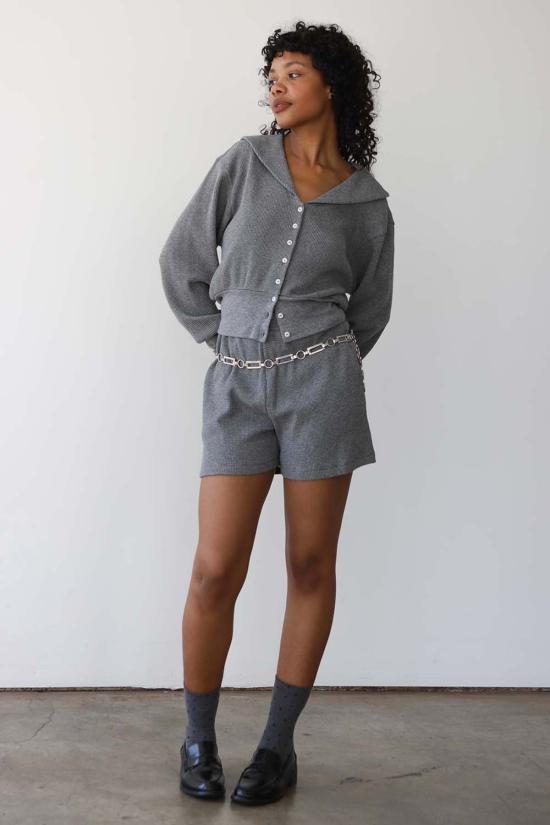  Noble 숏팬츠 노블 와플 쇼트 헤더 그레이 - OTHER BRANDS