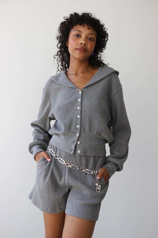  Noble 숏팬츠 노블 와플 쇼트 헤더 그레이 - OTHER BRANDS