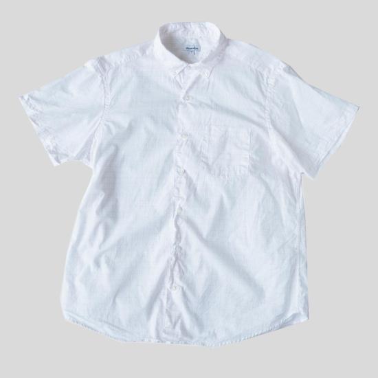  Steven Alan 반팔 셔츠 반팔 싱글 니들  핑크 윈도우페인 - OTHER BRANDS