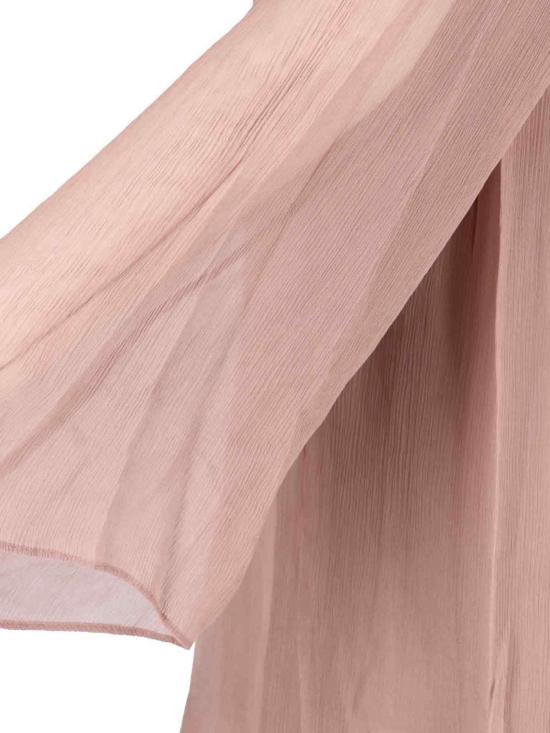  스타우드 숏 원피스 Staud 세미 시어 주름 장식 미니 드레스 토프 - STAUD