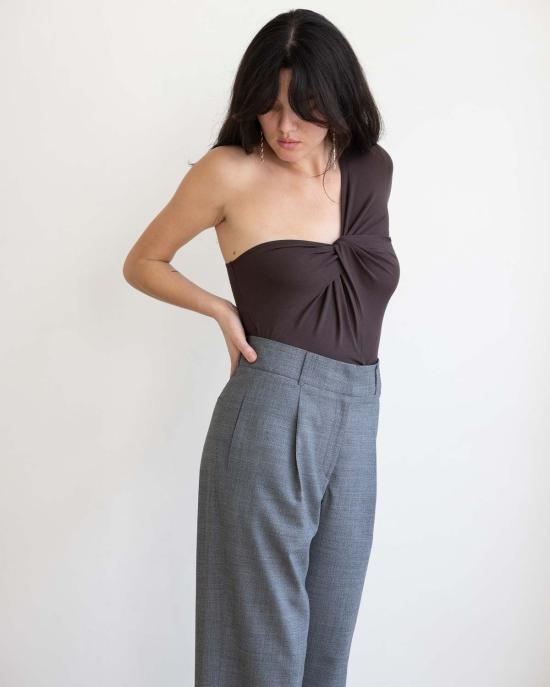  Pari Desai 바디수트 티셔츠 Hiran 드레이프 바디수트 - OTHER BRANDS