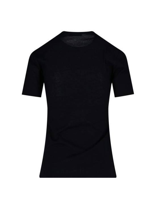  질샌더 반팔 티셔츠 질 샌더 클래식 티셔츠 블랙 - JIL SANDER