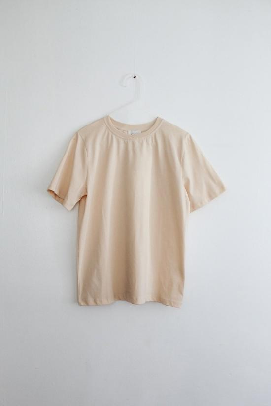  By Signe 반팔 티셔츠 시그네 에센셜 티셔츠 크림 - OTHER BRANDS