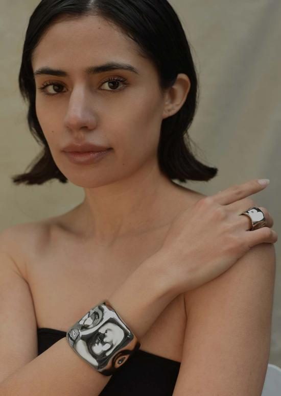  줄리 테브노 반지 줄리 테베노 미사  (화이트 브라스/실버)