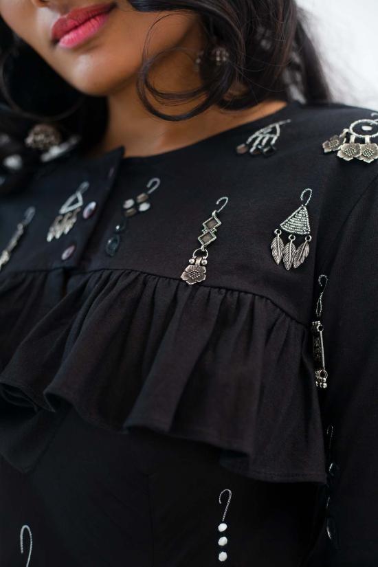  Abacaxi 가디건 아바카시 이어링 러플  숄 - OTHER BRANDS