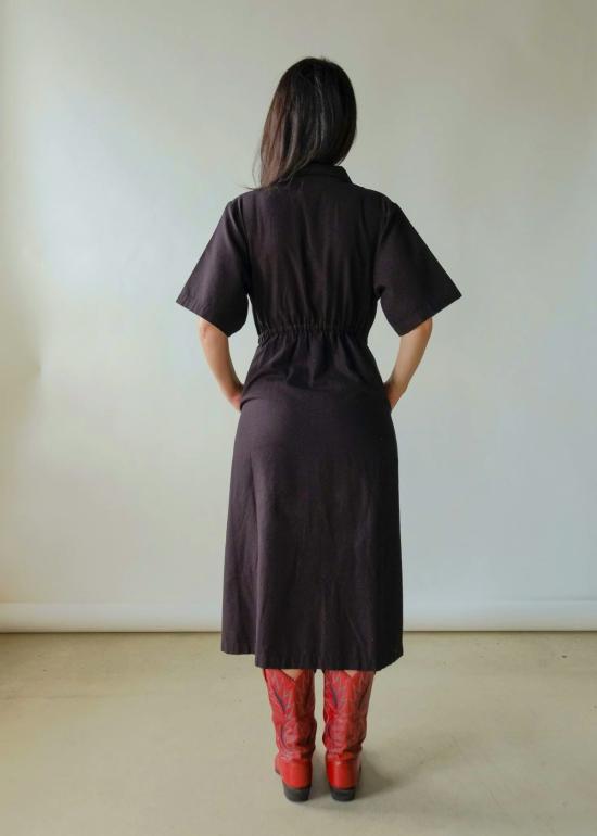  노블 롱 원피스 롱 유틸리티 드레스 - NOBLE