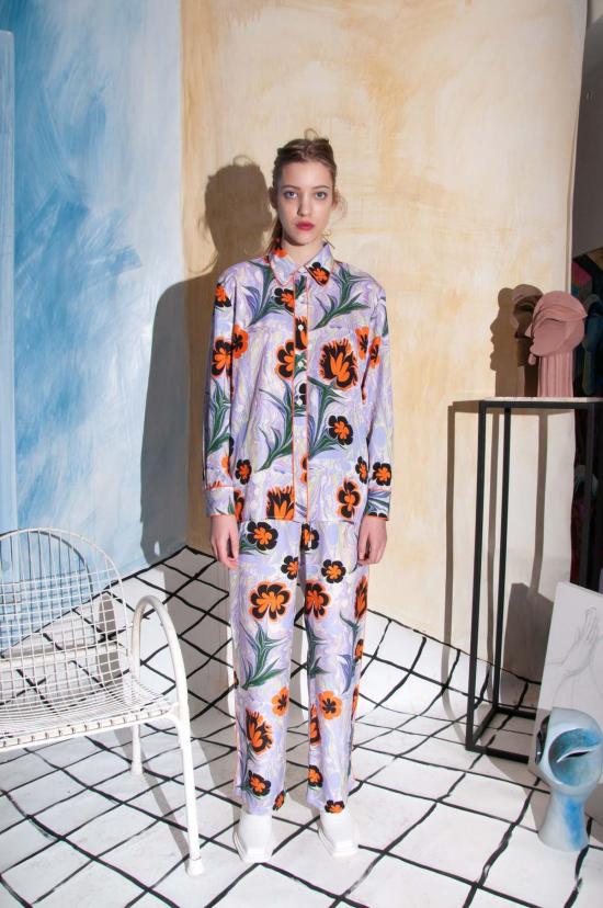  언타이틀드 인 모션 스트레이트 팬츠 무제 움직임 직관 팬츠 포피