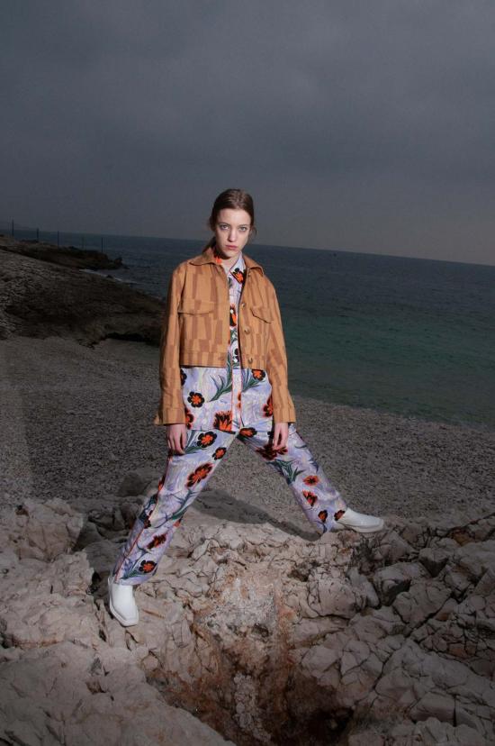  언타이틀드 인 모션 스트레이트 팬츠 무제 움직임 직관 팬츠 포피 - UNTITLED IN MOTION