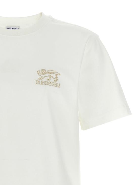  버버리 반팔 티셔츠 SP25 티셔츠 화이트 - BURBERRY