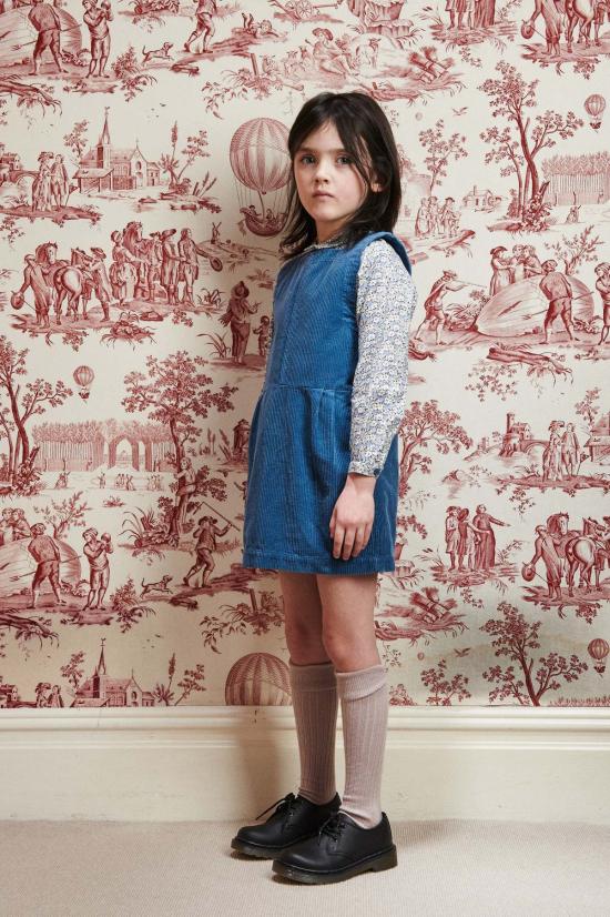  [키즈] 카라멜 발목 양말 립 니삭스 페일 블러쉬 - CARAMEL