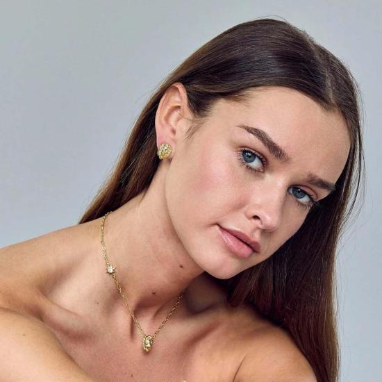  레레 사도히 이어링 Le Le Sadoughi 레오 조디악 스터드 귀걸이 골드 - LELE SADOUGHI