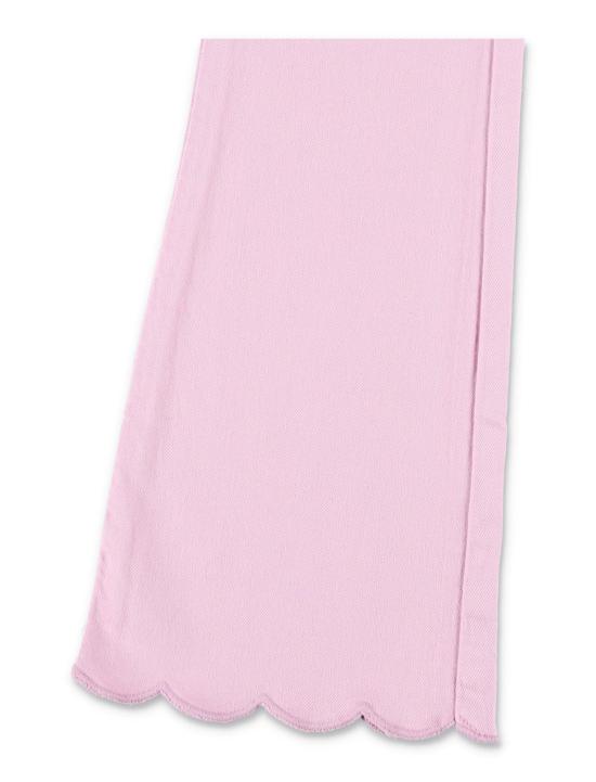  [키즈] 스텔라 맥카트니 트레이닝/조거 팬츠 스텔라 매카트니 키즈 스캘럽 트림 데님 진 핑크 - STELLA MCCARTNEY