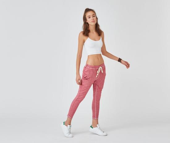  크로우 컬렉티브 스트레이트 팬츠 크로우 콜렉티브 저니 팬츠 레드 록스 - CROW COLLECTIVE