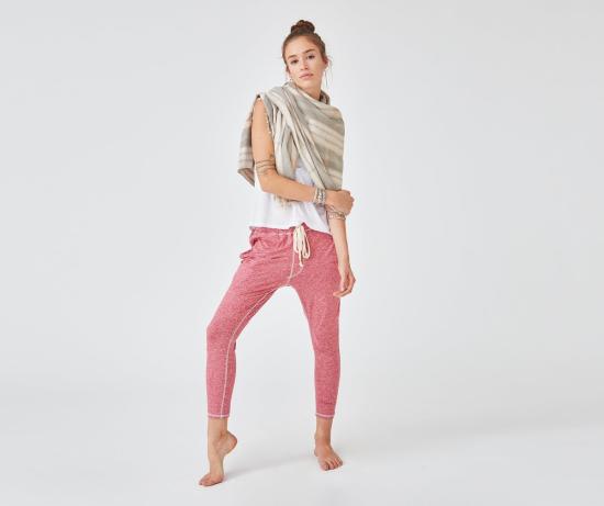  크로우 컬렉티브 스트레이트 팬츠 크로우 콜렉티브 저니 팬츠 레드 록스 - CROW COLLECTIVE